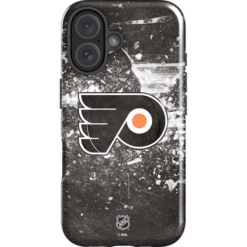 NHL Philadelphia Flyers Frozen iPhone 16 Magsafe Impact Case